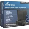 Produktbild: MEDIARANGE CD JewelCase Single 5 Stück retail - Jewel C # BOX31-T