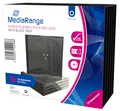 Produktbild: MediaRange BOX31 CD-Leerhülle (für 1 Disc, 10.4mm, 5er Pack) schwarzes Tray