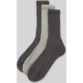 Produktbild: s.Oliver RED LABEL Socken mit Stretch-Anteil im 3er-Pack in Anthrazit, Größe 43-46