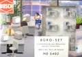 Produktbild: BUSCH 5402 Büro-Set 4 Schreibtische mit Computer-Arbeitsplätzen H0/1:87 Neu+OVP