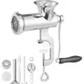 Produktbild: Vevor - Manuelle Fleischwolf Hand Fleischwolf 304 Edelstahl, 5 & 8 Mm Schneidplatten Fleischwolf Manuelle Fleischmaschine Mit Wurstrohr, Geeignet Für Fleisch Gemüse Schleifen Und Wurstfüllung Silber