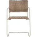 Produktbild: ebuy24 Camille Gartenstuhl Polyrattan Natur Grau