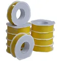 Produktbild: Norjews 4x Dampfsperrklebeband gelb 50mm x 25m - Hochleistungsklebeband für Dampfsperrfolie Dampfbremsfolie Dampfbremse Dampfsperre, universell einsetzbar