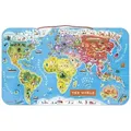 Produktbild: Janod Puzzle Magnetische Weltkarte auf Englisch, Puzzleteile