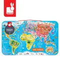 Produktbild: 3700217355043 Janod Puzzle magnetyczne Mapa świata Janod