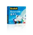 Produktbild: Scotch® Klebeband Removable, wiederablösbar, wiederverwendbar, beschriftbar, 1 Rolle mit L 33 m x B 19 mm 668305