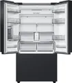 Produktbild: Samsung 3-Türen French Door mit Autofill Water Pitcher und Dual Ice Maker, 674 ℓ, Freistehend, French door, Edelstahl, Gehärtetes Glas, Links/Rechts, 674 l