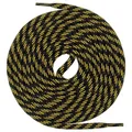 Produktbild: Mount Swiss runde Schnürsenkel für Wanderschuhe, Trekkingschuhe und Arbeitsschuhe - extra reißfest - ø 5 mm Farbe Schwarz-Gelb-m3 Länge 220cm
