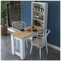 Produktbild: Evila Esstisch in Hellbraun - (B)120 x (H)153 x (T)50 cm