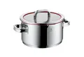 Produktbild: WMF Fleischtopf Function 4 Kochtopf mit Deckel, 24 cm, Cromargan® Edelstahl rostfrei 18/10 (1-tlg., Fleischtopf mit Deckel 24 cm (Volumen 5,7l, Höhe 13 cm), - optimal für Herdplatten mit Ø 22 cm