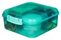 Produktbild: Sistema Lunch Bento Cube mit Fruit/Joghurt Topf, 1,25 Liter grün
