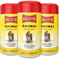 Produktbild: 3x Ballistol Animal Universal-Tierpflegeöl Tieröl Multifunktionsöl Pflegetücher
