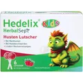 Produktbild: HEDELIX HerbalSept Husten Lutscher Kids 6 St PZN19927432