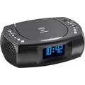 Produktbild: UR 1309D, Radiowecker schwarz, DAB+/UKW-Radio, CD/MP3-Player, USB