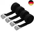 Produktbild: Spanngurt Befestigungsgurt, 4 x 150kg 2 Meters Ratschenspanngurt Breite 20mm