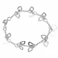 Produktbild: Armband 925 Sterling Silber 20cm Designer Herz in Herz Kette Damen Armbandkette