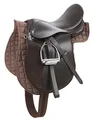 Produktbild: Covalliero Sattelset, Haflinger, braun, 17,5 Zoll, Kammerweite Sattel 34,5cm, Länge Sattelgurt 125cm, bequem, gute Passform, inkl. Sattel und Satteldecke