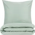 Produktbild: Blumtal Bettwäsche 155x220cm + Kissenbezug 50x80cm - Mikrofaser Bed Sheets 155x220cm - 2-er Set Bettwäsche Grün