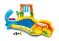 Produktbild: Intex Pool INTEX Dinosaur Play Center Pool mit Rutsche 249x191x109cm, Fassungsvermögen: 216 Liter, Gewicht: 5,2 Kg, Reparaturflicken inkl