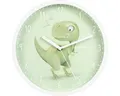 Produktbild: Wanduhr Kinder Analog Cebu Dino geräuschlos mintgrün Ø 25 cm