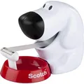 Produktbild: Scotch Klebebandabroller Magic Dog-810, weiß, Tischabroller für Klebeband 19mm x 33m