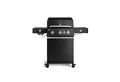 Produktbild: BURNHARD® Gasgrill 3-Brenner, 900°C Infrarot-Keramikbrenner, Longlife Premium-Gussbrenner, Seitenkochfeld, Edelstahl, Piezo-Zündung, Edelstahlrost – FRED Deluxe+
