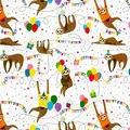 Produktbild: Star Geschenkpapier Happy Birthday 70cm 2m Rolle Faultier Motiv Geschenk Papier Kindergeburtstag Geburtstag Tiermotiv Geschenkpapierrolle Packpapier Bunt