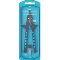 Produktbild: Faber-Castell Zirkel Schnellverstell-Zirkel Factory pearl blue 3D- Design Kreise bis 340mm