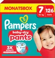Produktbild: Pampers Baby-Dry Pants Größe 7, 126 Windeln, 15kg+, 360 Grad Passform hilft