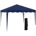 Produktbild: Outsunny Faltpavillon, BxHxT: 295 x 257 x 295 cm, Polyester - blau