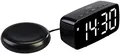 Produktbild: infactory Vibrationswecker: LED-Wecker mit Vibrationskissen, 3 Alarm-Modi, Snooze, Temperatur (Wecker Vibration, für Tiefschläfer, laut)