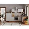 Produktbild: Respekta Winkelküche BEKBL310EWC 310 x 172 cm Weiß-Wildeiche Nachbildung