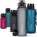 Produktbild: Trinkflasche 1l Sport “uberBottle“ softTouch +Sieb - BPA-Frei - Wasserflasche...
