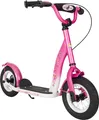 Produktbild: BIKESTAR Tretroller Kinderroller ab 4 - 5 Jahre | 10 Zoll Classic Edition | Pink & Weiß