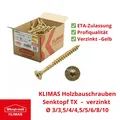 Produktbild: Holzbauschrauben Senkkopf KLIMAS TX  Ø 3/3,5/4/5/6/8/10 Konstruktionsschrauben