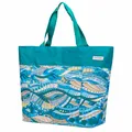 Produktbild: anndora® XXL Shopper Ocean Blau Umhängetasche Strandtasche Einkaufstasche 40L