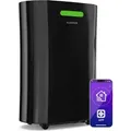 Produktbild: Klarstein - AeroDry Smart 12l Luftentfeuchter - 12L/Tag, 2.5L Tank, 39dB, WiFi/App/Alexa Steuerung, led Display, 24h Timer, Carbon Filter, für Räume