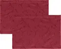 Produktbild: Erwin Müller Tischset Düsseldorf 2er-Pack bügelfrei Burgund Größe 35x50 cm