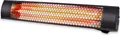 Produktbild: alpina Infrarotheizung 2000W – Heizstrahler Terrasse für Innen- und Außenbereich – Infrarot Heizstrahler elektrisch IP55 – Wand- oder Deckenmontage – 57x11,5x11 cm Schwarz