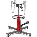 Produktbild: Mobiler Getriebeheber Hydraulisch 500 Kg 87-179 Cm Hubhöhe, Mit 4 Laufrollen, Halteplatte, Pedal, Hydraulischer Motorheber Für Kfz Und Lkw - Wiltec