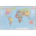 Produktbild: Idena Schreibtischunterlage Weltkarte ca. 58,5 x 38,5 cm Unterlage Lernen Welt