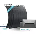 Produktbild: Flexibles Solarmodule mit Anker SOLIX Solarbank 2 E1600 Pro Speicher 1600wh