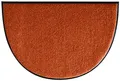 Produktbild: Erwin Müller Fußmatte halbrund Mainz, Schmutzfangmatte, Sauberlaufmatte uni terra Größe 60x85 halbrund - rutschfest, pflegeleicht, für Fußbodenheizung geeignet (weitere Farben, Größen)