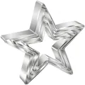 Produktbild: AVANA Ausstechform Edelstahl Sterne Ausstecher Set Weihnachten Plätzchen Keksformen, Edelstahl, (5 Stück), rostfrei, Silber