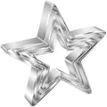 Produktbild: AVANA Edelstahl Ausstechformen Sterne 5 Stück Keksformen Stern Ausstecher Set