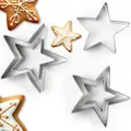 Produktbild: Ausstechformen aus Edelstahl Sterne - 5 Stück