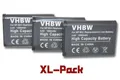Produktbild: vhbw 3X Akku kompatibel mit Sony Cybershot DSC-HX400V, DSC-HX50, DSC-HX50V, DSC-HX60, DSC-HX80, DSC-HX60V Kamera (1000 mAh, 3,6 V, Li-Ion)