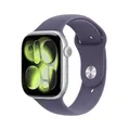 Produktbild: Apple Watch Series 11 GPS + Cellular 46 mm Smartwatch mit Aluminiumgehäuse in Silber und Sportarmband in Nebelviolett (S/M), Schlafindex, Fitnesstracker, Gesundheitsüberwachung, Always-On Display