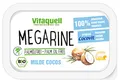 Produktbild: Vitaquell Megarine Milde Cocos Bio, 250 g - Pflanzen-Margarine palmölfrei mit frischem Geschmack nach Kokos