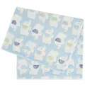 Produktbild: Babydecke Jungen Blau Elefanten | Kuscheldecke | Tagesdecke Kinder | Buggy De...
